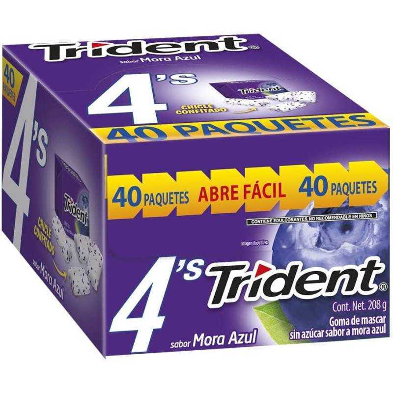 Trident 4'S Mora, 208 Gramos Trident 4'S Mora, 208 Gramos