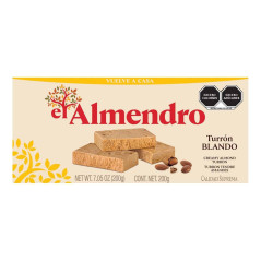 Turrón Blando El Almendro 67% De Almendras 150g Español