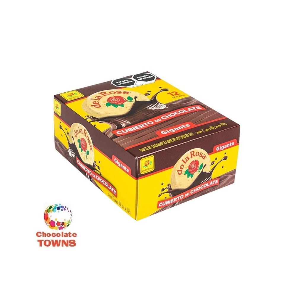 Mazapan De la Rosa Cubierto Chocolate Gigante 66 grs.
