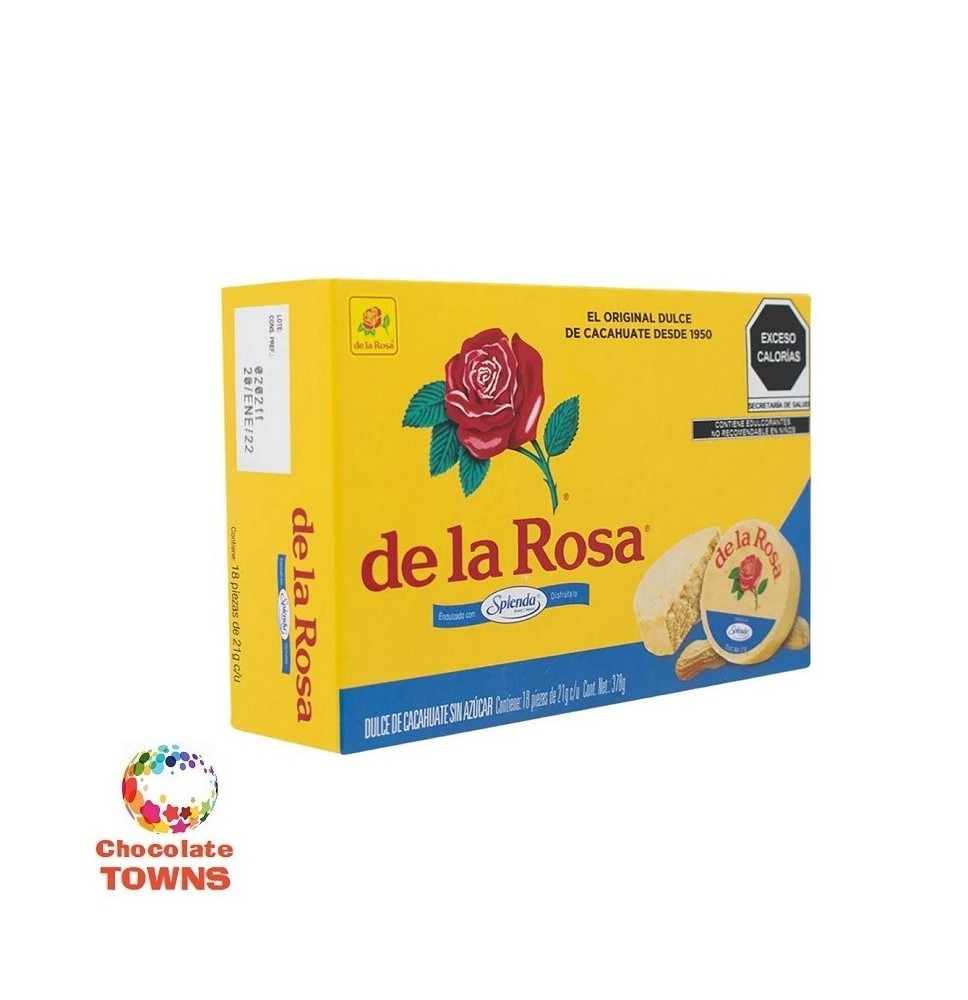 Mazapan De La Rosa Sin Azucar de 21 grs