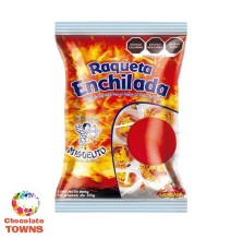 Paleta Miguelito Raqueta Enchilada sabor Grosella
