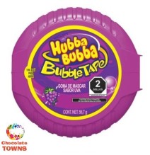 Chicle Cinta Hubba Bubba sabor Fresa-Mora pieza