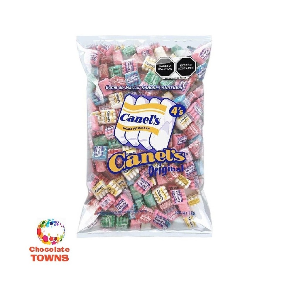 Chicle Canel's Pastillas, Sabores Surtidos, 1000 gramos