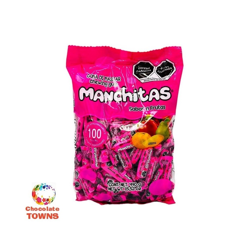 Chicle Manchitas Motitas Frutas
