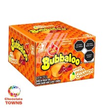 Chicle Bubbaloo con Relleno Liquido Sabor Pik Piña - Chocolate Towns