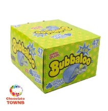 Chicle Bubbaloo con Relleno Liquido Sabor Mora Acida