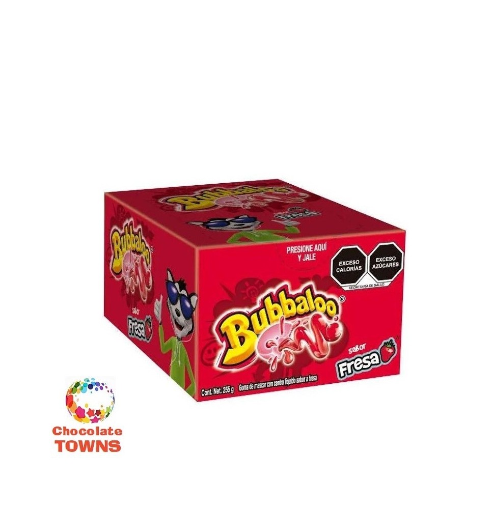 Chicle con Relleno Liquido Bubbaloo Sabor Yerbabuena