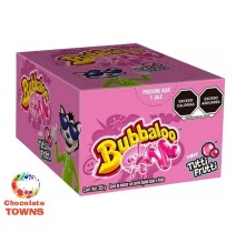 Chicle Bubbaloo con Relleno Liquido Sabor Tuti-Fruti