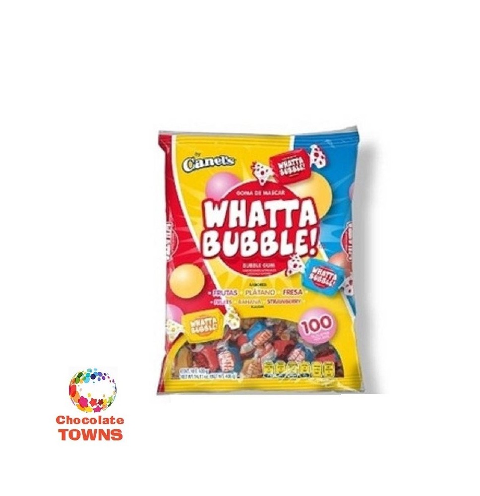 Chicles Whatta Bubble Canels - Chocolate Towns
