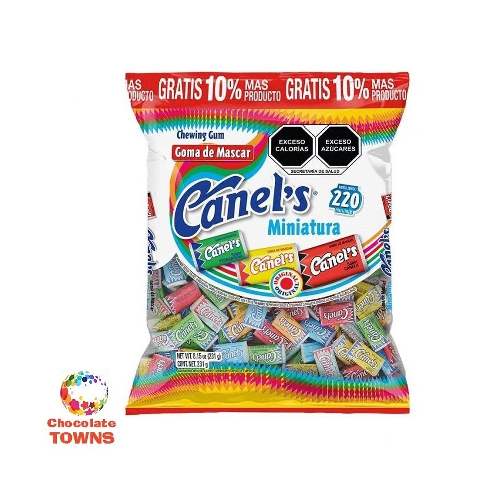 Chicles Canels Miniatura Sabores Surtidos