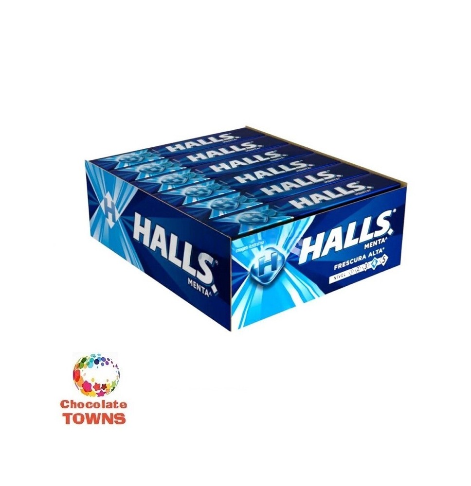 Pastillas Halls sabor menta en tubo
