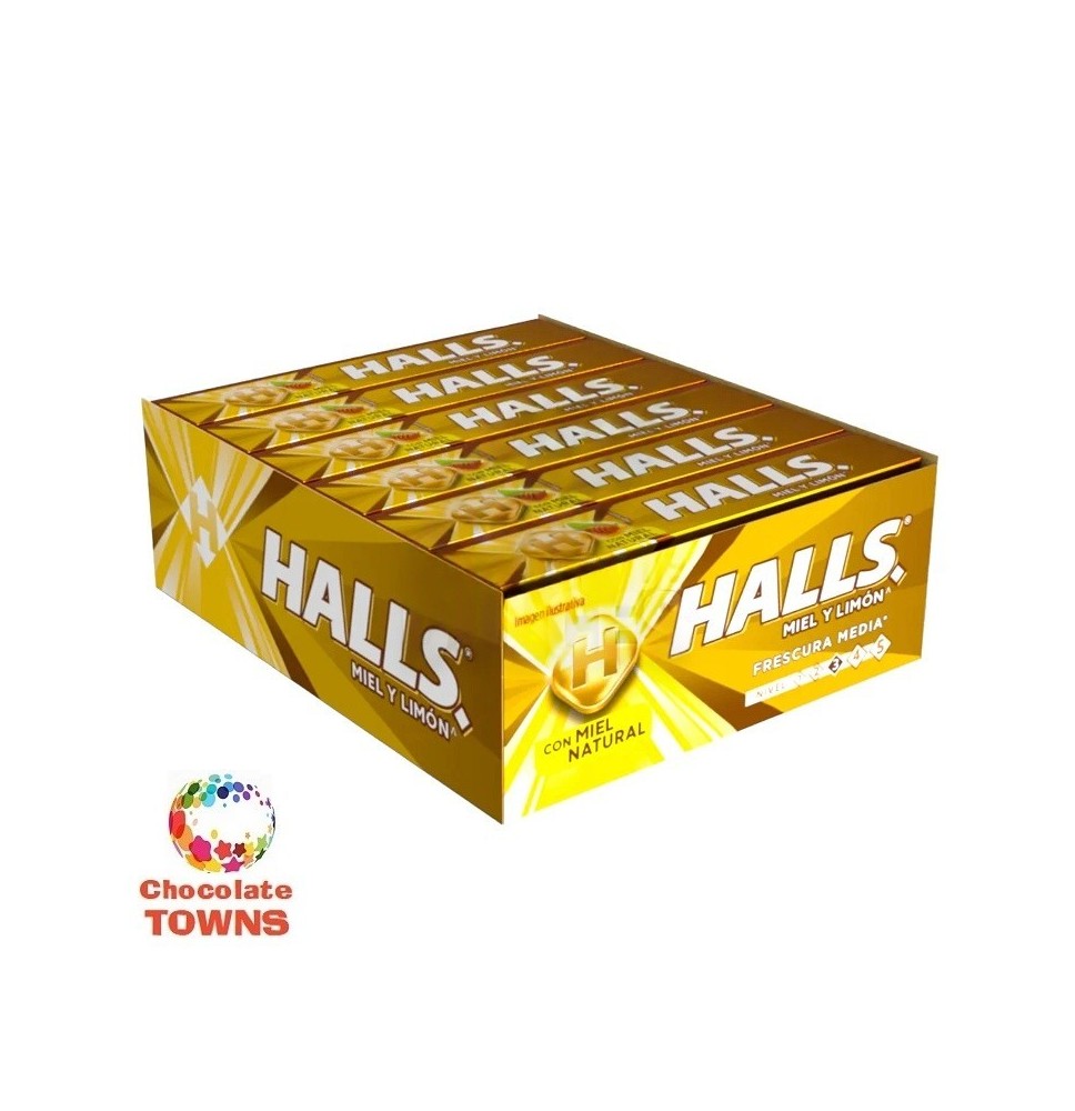 Pastillas Halls Miel y Limon en tubo