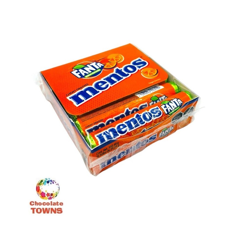 Caramelos masticables Mentos Fanta 29 grs