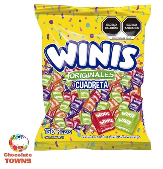 Caramelos Suaves Winis Cuadreta Original