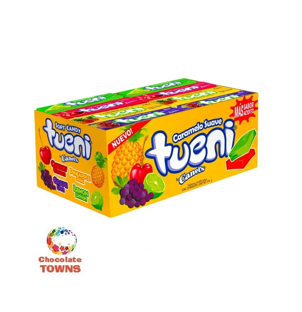 Caramelos Suaves Tueni Tubo Grande