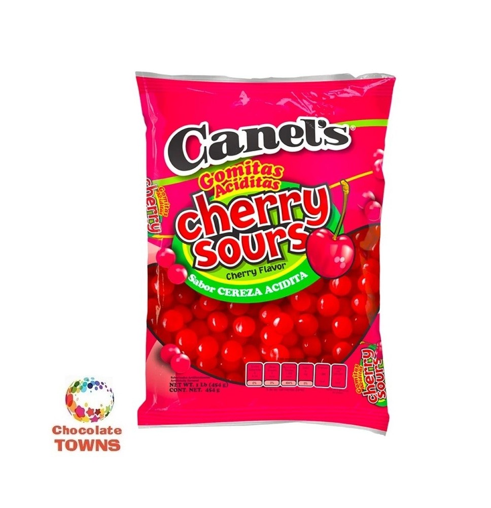Jelly Beans Canels Cherry Sours 454 grs