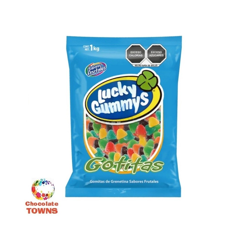 Gomitas Lucky Gummys Gotitas de 1 Kg