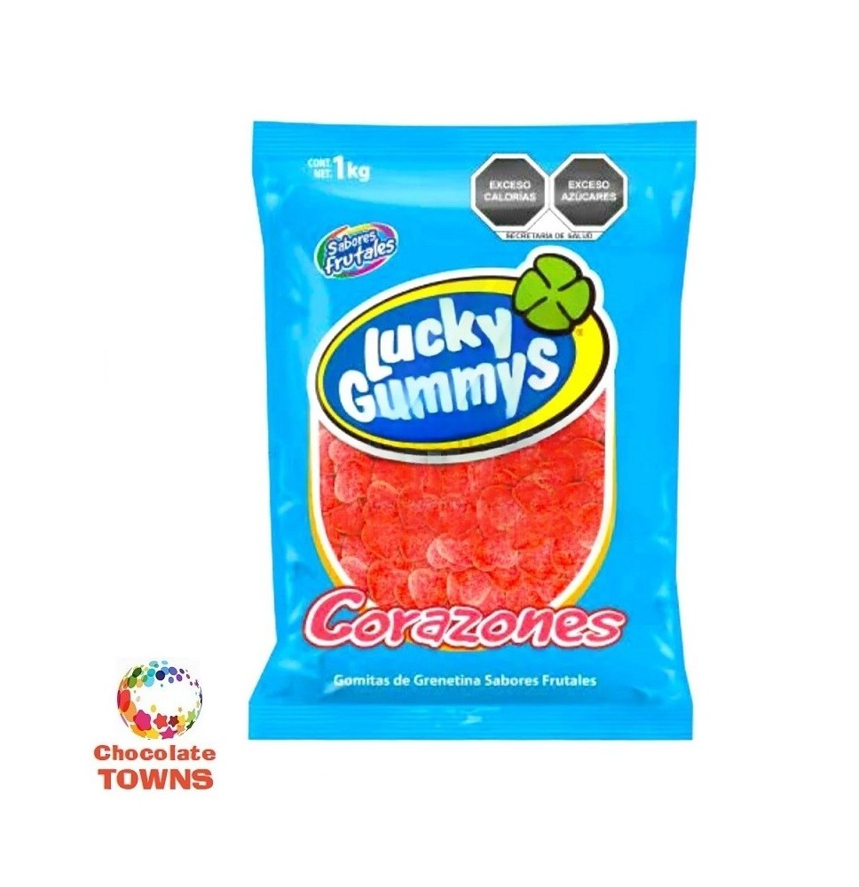Gomitas Lucky Gummys Corazon de 1 Kg