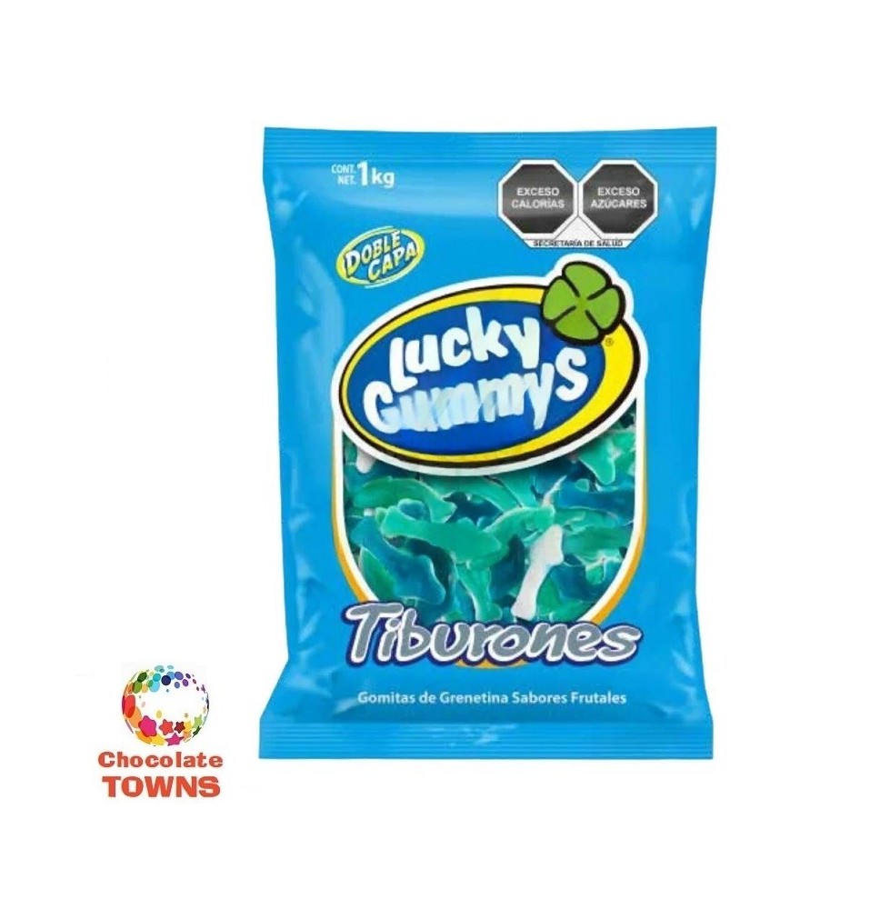 Gomitas Lucky Gummy´s Tiburones 1 kg