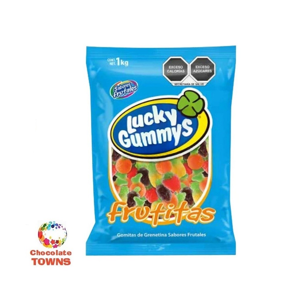 Gomitas Lucky Gummys De Frutitas de 1 Kg