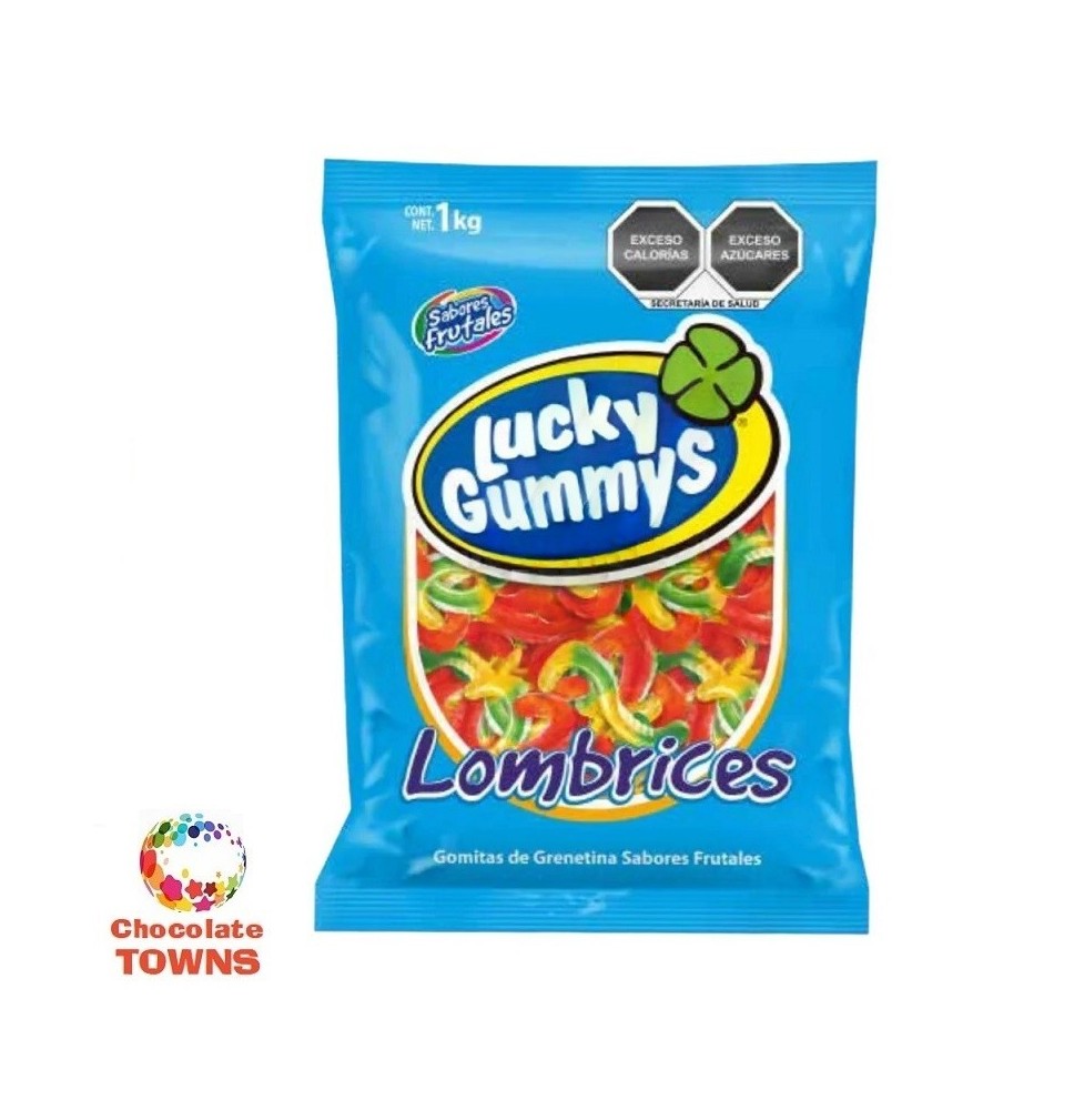 Gomita Lucky Gummys De Lombrices de 1 kg