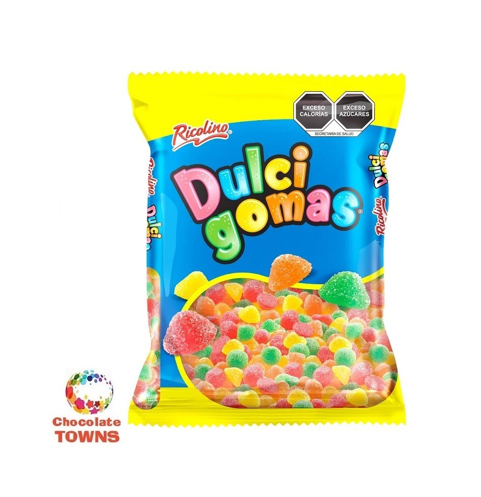 Gomitas Ricolino Dulci Gomas Sabores Frutales 1000 grs