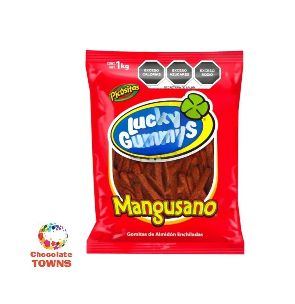 Gomitas Lucky Gummys Mangusanos Enchilados de 1 Kg Gomitas Lucky Gummys Mangusanos Enchilados de 1 Kg
