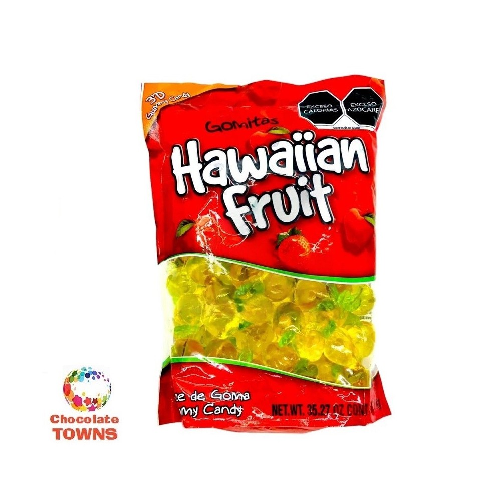 Gomitas Hawaiian Fruit Durazno Amarillo 1000 grs