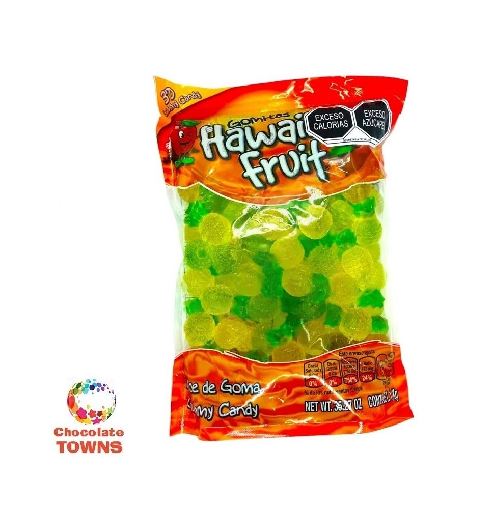 Gomitas Hawaiian Fruit Piña 1000 grs