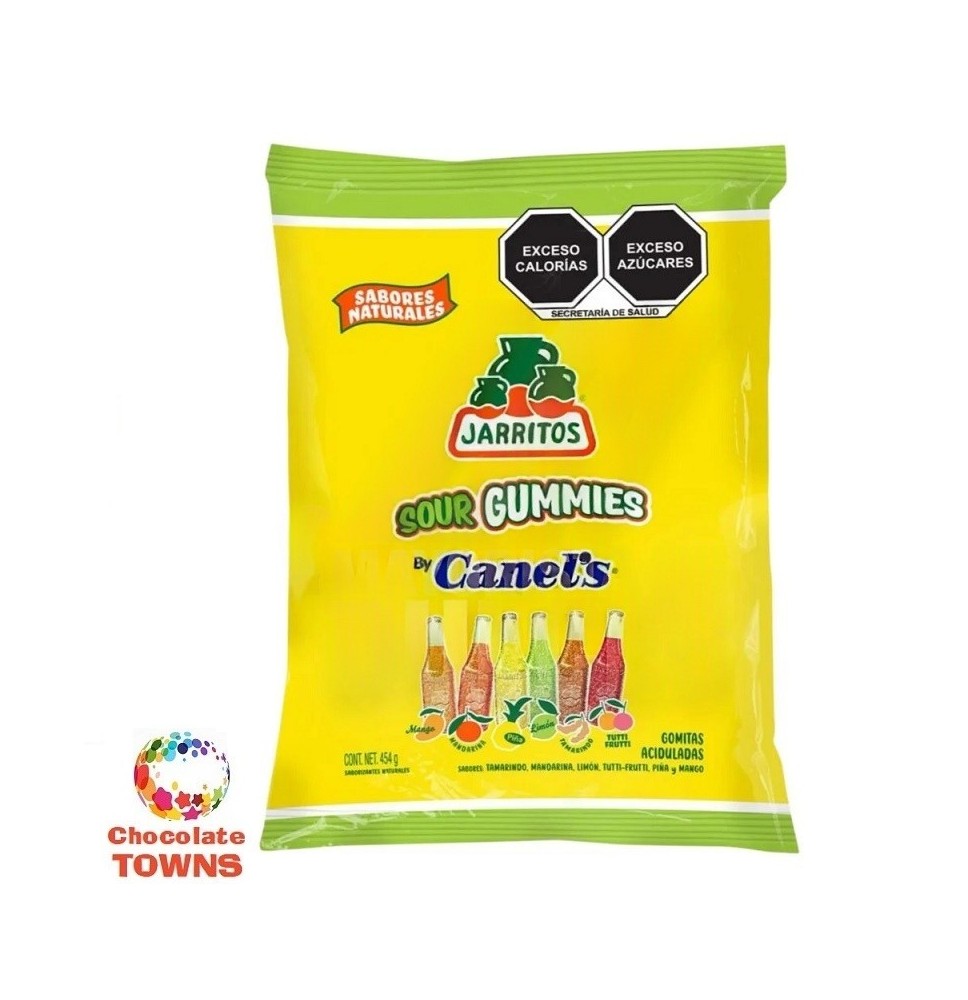 Gomitas Jarritos Azucaradas Canels 454 grs