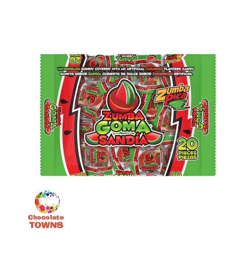 Gomitas Zumba Pica Mix Sandía y Tamarindo 20 piezas Gomitas Zumba Pica Mix Sandía y Tamarindo 20 piezas