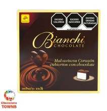 Malvavisco Con Chocolate Bianchi Corazón 50 Pz
