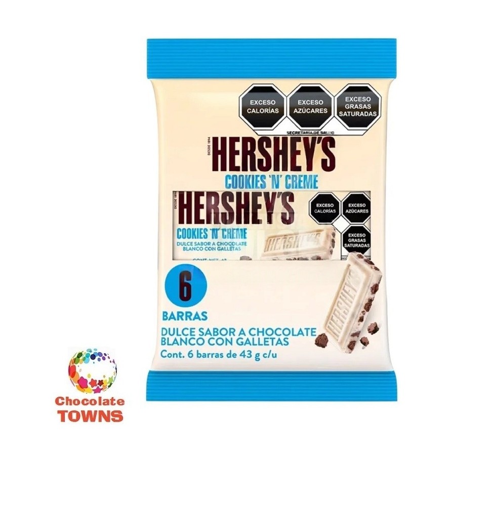 Chocolate blanco Hershey's cookies n creme