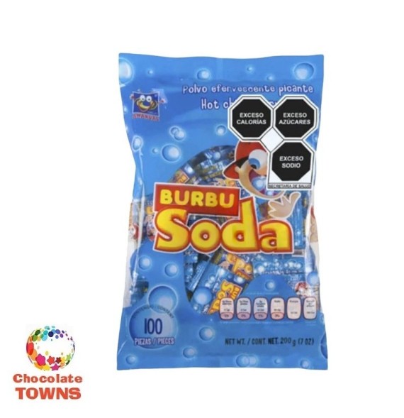 Caramelo Burbu Soda con Polvo Agridulce